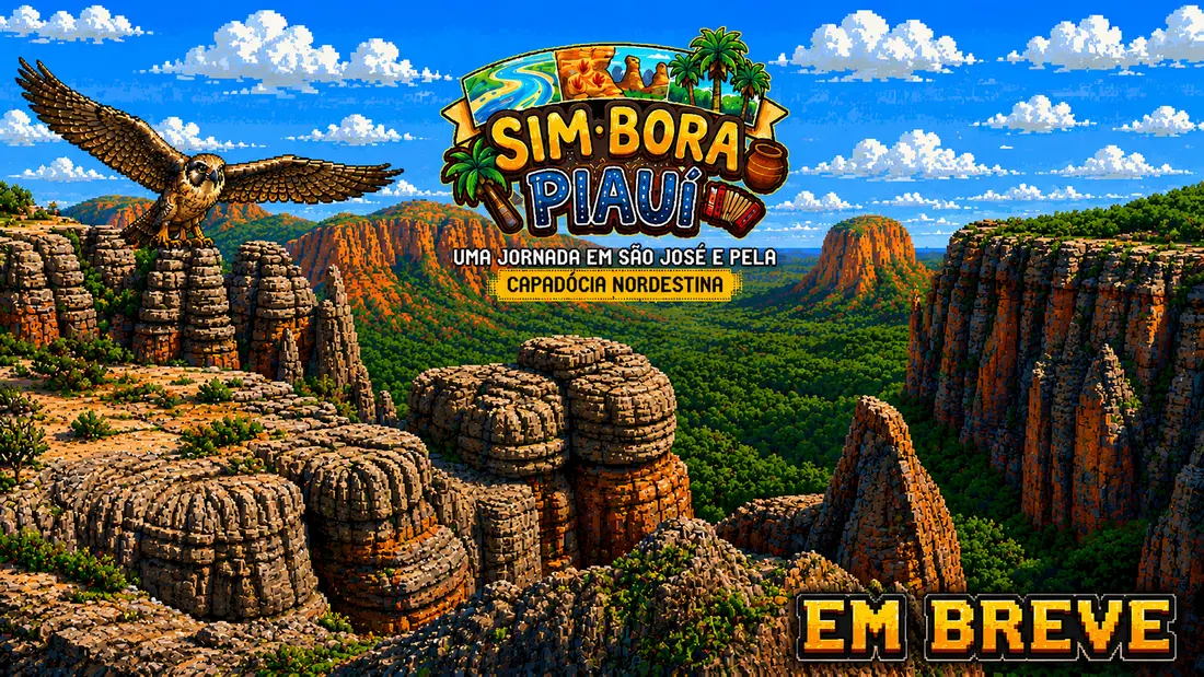 Capadócia Nordestina em pixel art